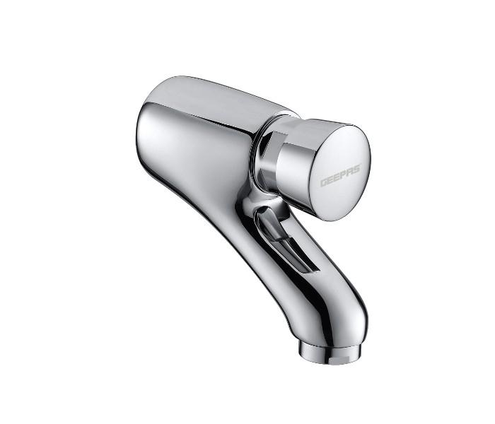 Geepas GSW61031 Wall Mount Self-closing Basin Tap - Zoom Image