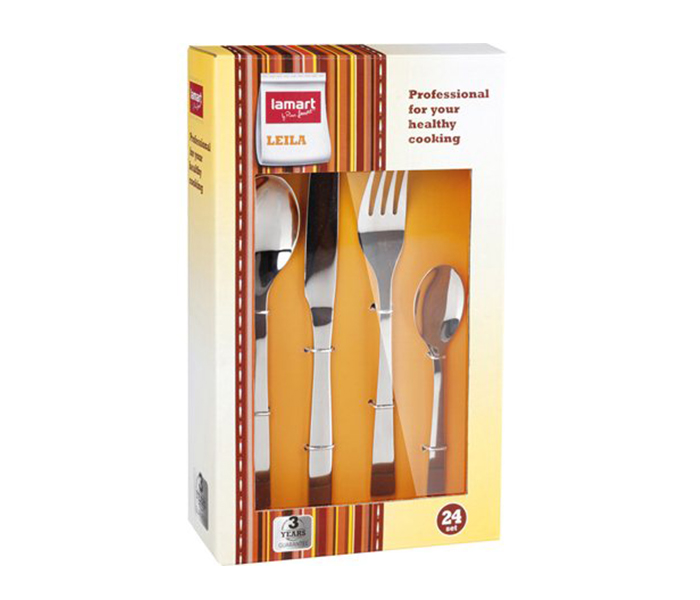 Lamart LT5002 Leila Stainless Steel Cutlery Set - 24 Pieces - Zoom Image