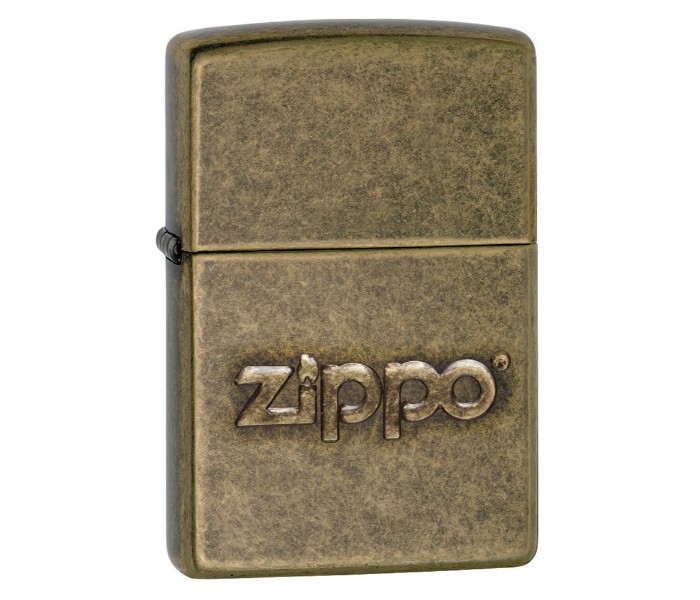 Zippo 28994 Stamp Lighter Antique Gold - Zoom Image 1