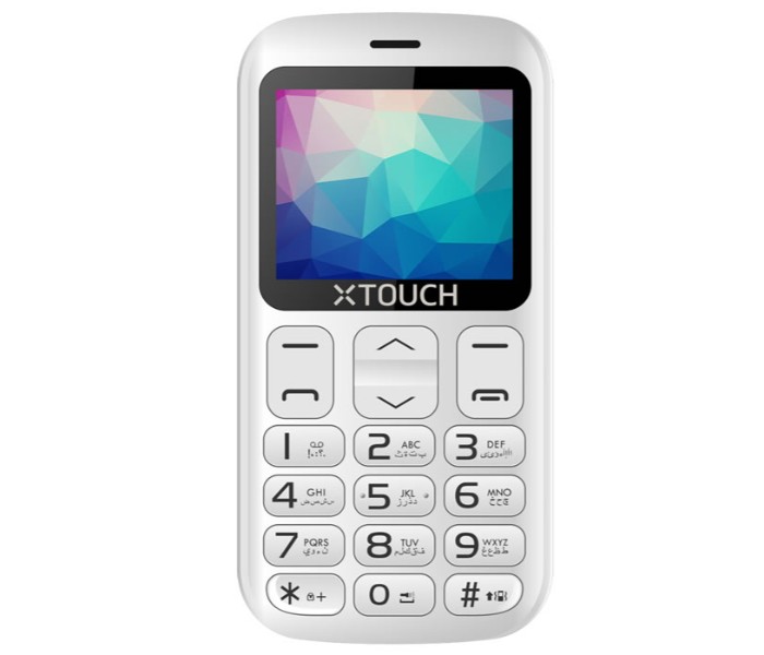 Xtouch SP4 Original and Senior Unique Design Dual Sim Feature Phone Super White - Zoom Image 5