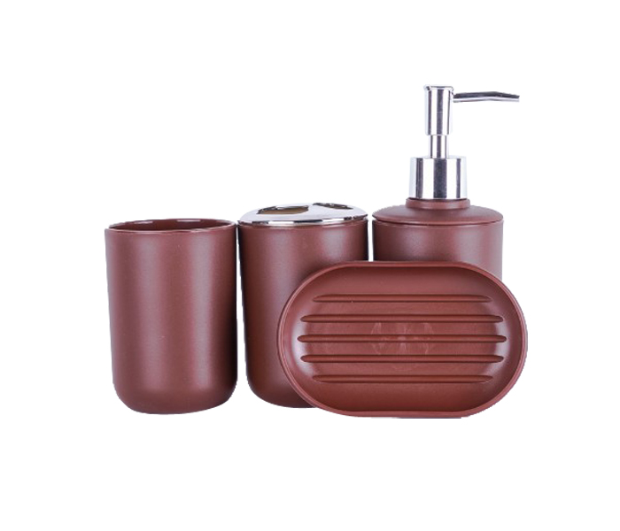 DND DD14177 4 Pieces Bathroom Set Brown - Zoom Image 4