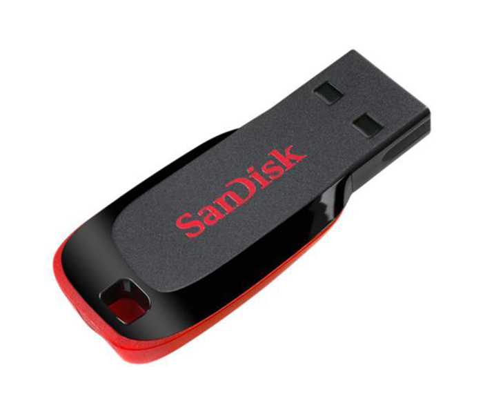 SanDisk SDCZ50-032G-B35 32GB Cruzer Blade USB 2.0 Flash Drive - Black & Red - Zoom Image 1