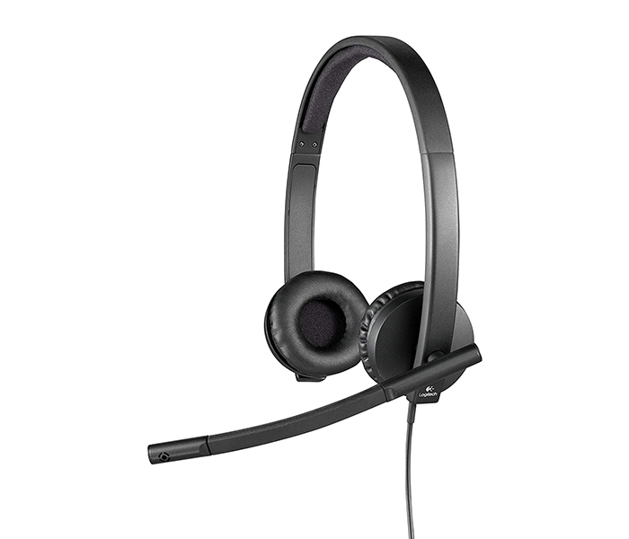 Logitech 981-000575 H570E USB Wired Stereo Headset - Black - Zoom Image 2