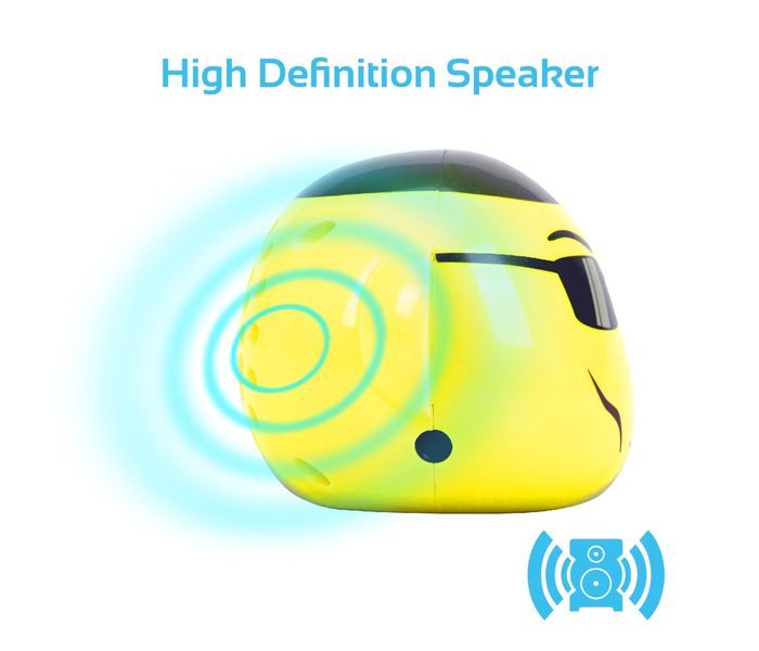 Promate Ape Mini High Definition Wireless Monkey Speaker With Smartphone Stand - Yellow - Zoom Image 1