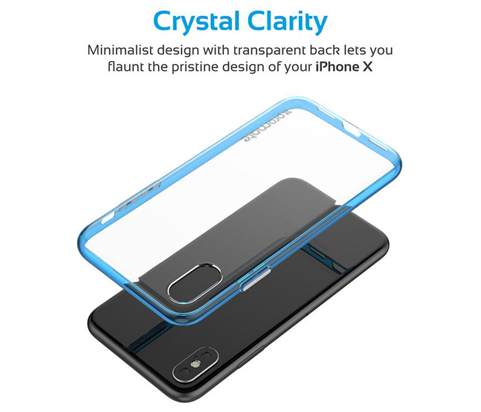 Promate FENDY-X Shock Resistant Case for iphone X - Blue - Zoom Image 1