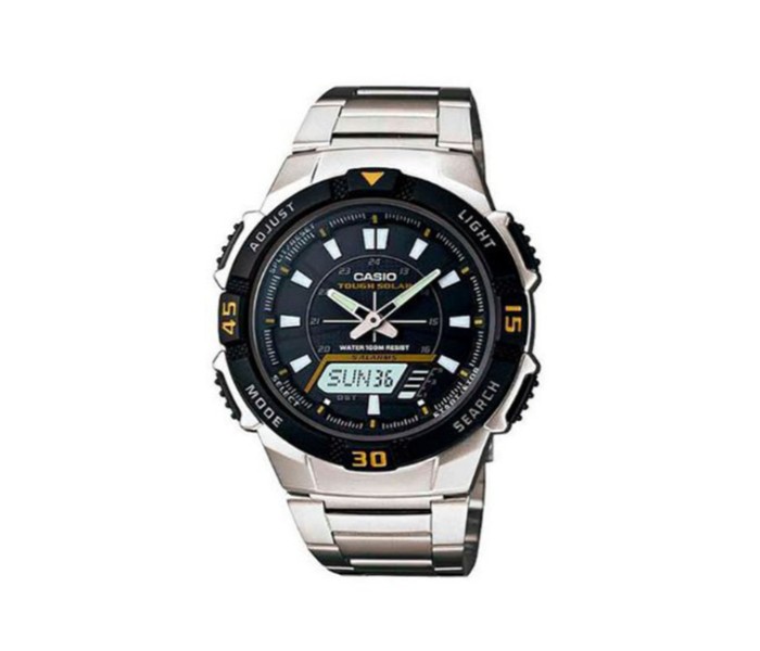 Casio AQ-S800WD-1EVDF Mens Casual Analog and Digital Watch Silver - Zoom Image 3