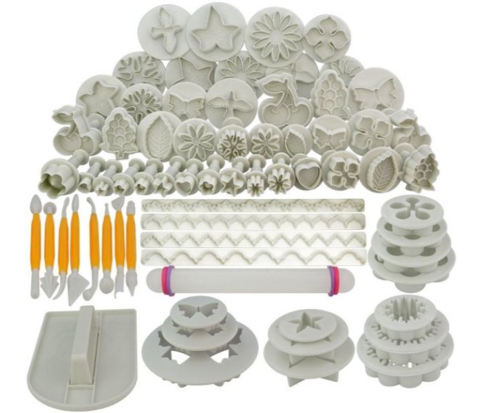 Cake Decorating Modelling Tools Set CDTW43 White - Zoom Image