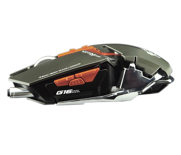 Dragon War G16 Star Killer 4000 DPI Gaming Mouse - Grey - Zoom Image 4