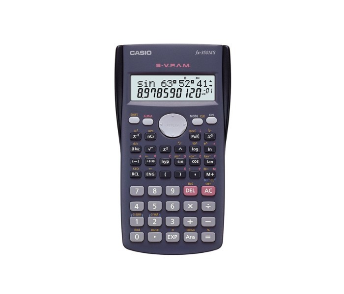 Casio FX-350MS Scientific Calculator Black - Zoom Image