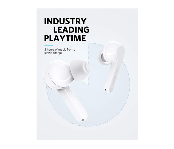 Anker Total Wireless Bluetooth Earphones - White - Zoom Image 3