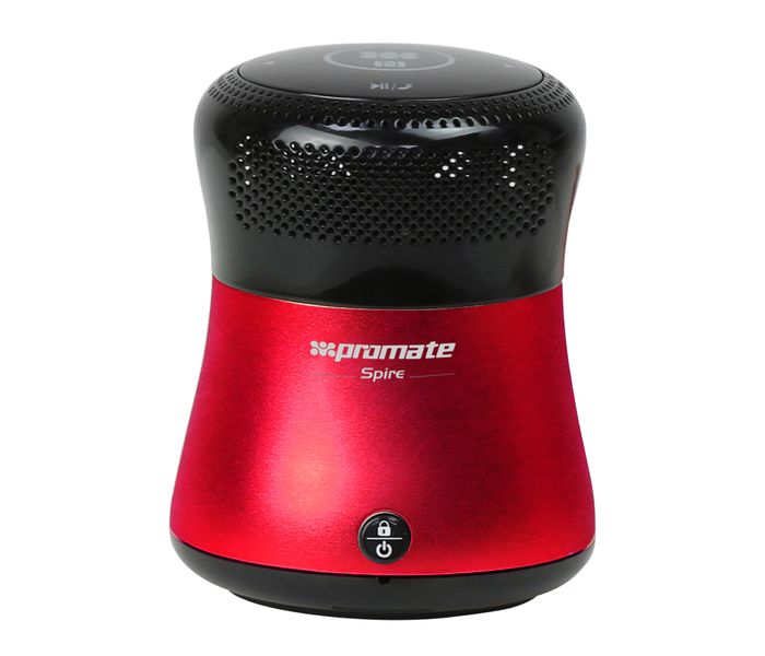 Promate Spire Portable Bluetooth Speaker with NFC Connectivity - Red - Zoom Image 4