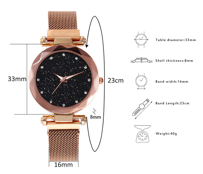 FLLi Star Sky Magnetic Mesh Strap Watch - 6 pcs - Zoom Image 4