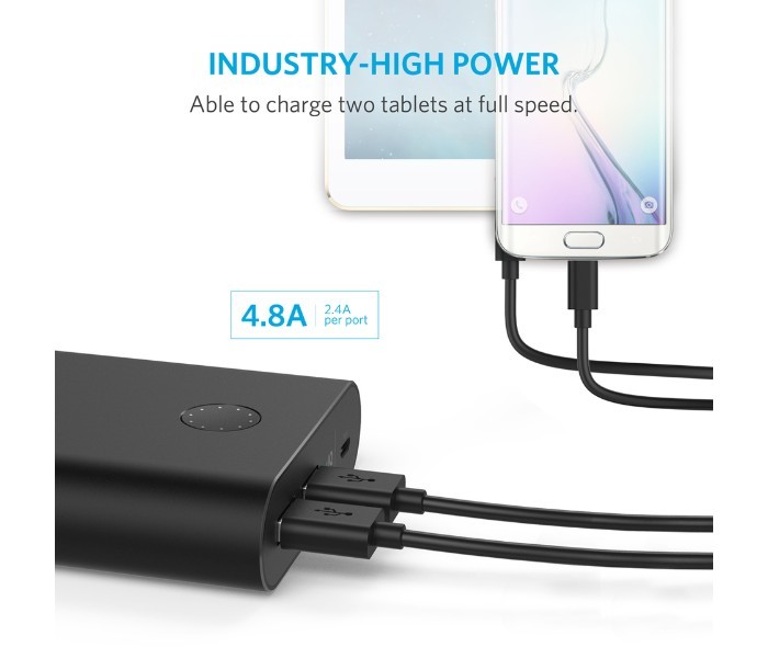 Anker A1315 Powercore Plus 13400 mAh Power Bank Black - Zoom Image 6