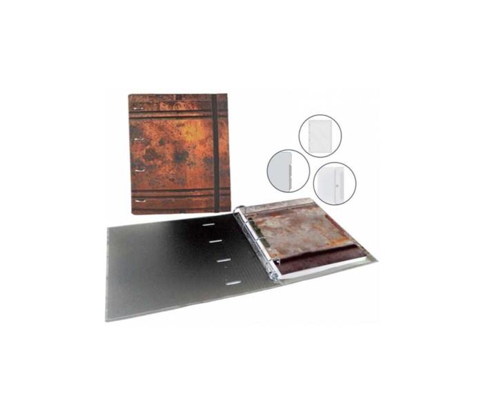 Senfort 93052 A4 Ring Book With Divider And Pocket Copper Oxide - Zoom Image