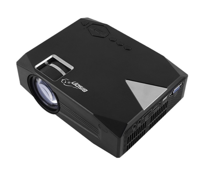 Bison BS-700 HD LED Wireless Entertainment Projector Black - Zoom Image 2