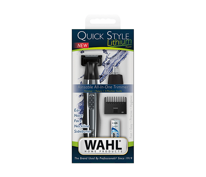 Wahl 5604-035 Quick Style All in one Trimmer for Wet & Dry - Black & Silver - Zoom Image 2