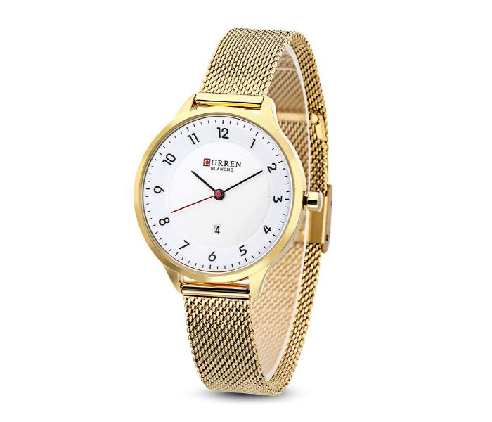 Curren 9035 Ultra Thin 2018 Luxury Wristwatch For Women Gold - Zoom Image 1