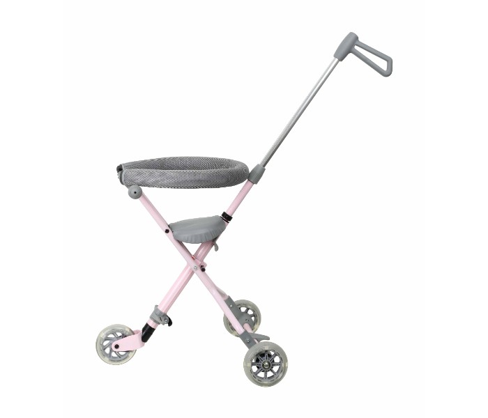 Trendy Baby Trolley 31308 Grey and Pink - Zoom Image 3