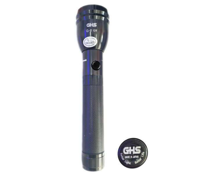 GHS G6 Rechargeable  Water Proof LED flash Light - Black  - Zoom Image 1