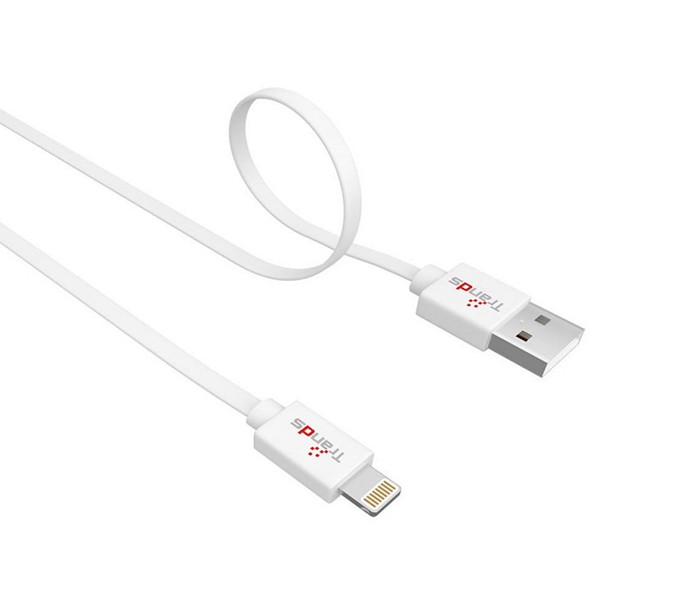 Trands TR-CA3017 1 Meter Lightning to Type A USB Cable for Apple Devices - White - Zoom Image 4