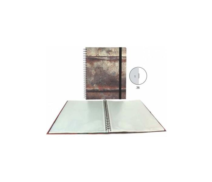 Senfort 93361 Wire-O Display Book With Divider Steel Oxide - Zoom Image