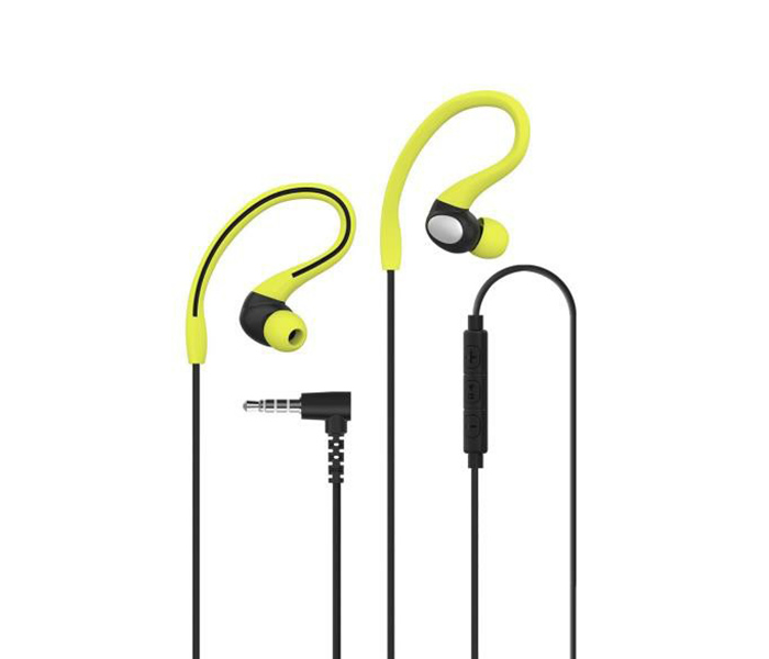 Celly UP700ACTLG 3.5mm Wired Stereo Active RC Earphone - 1.2 Meter, Light Green - Zoom Image 5