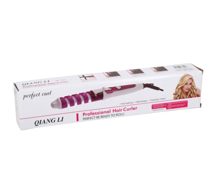 Qiangli professional hair curler 31464 Pink - Zoom Image 1