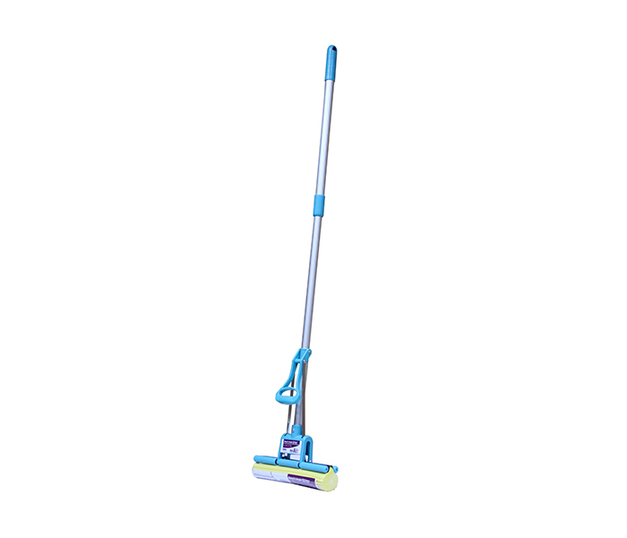 Cleano ci-2210 PVA Sponge Aluminum Fork Double Squeeze Roller Mop - 27 CM - Zoom Image 2