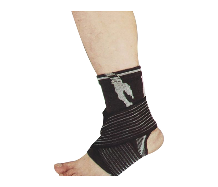 Taqdeer sw-5634 4 Ways Elastic Ankle Support Brace - Black - Zoom Image 3