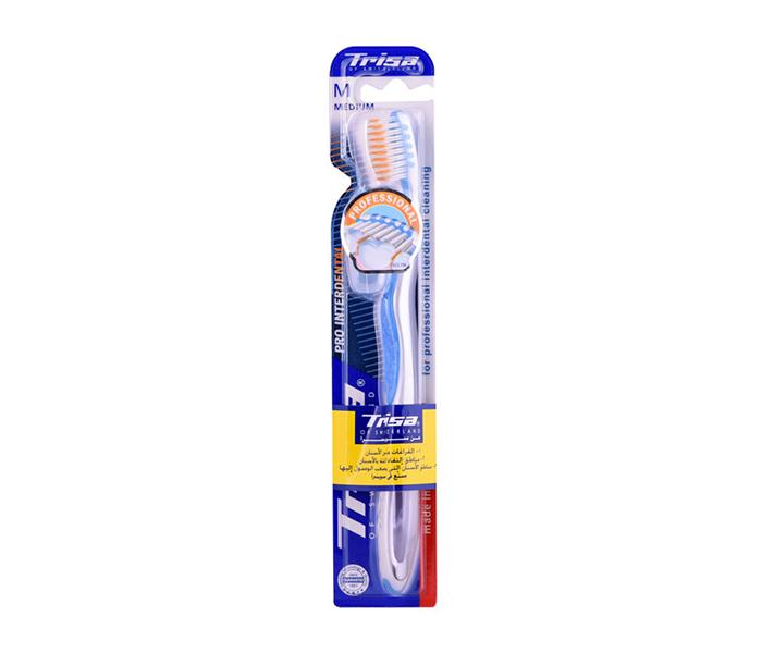 Trisa Pro Interdental Medium Toothbrush with Travel Cap - Zoom Image