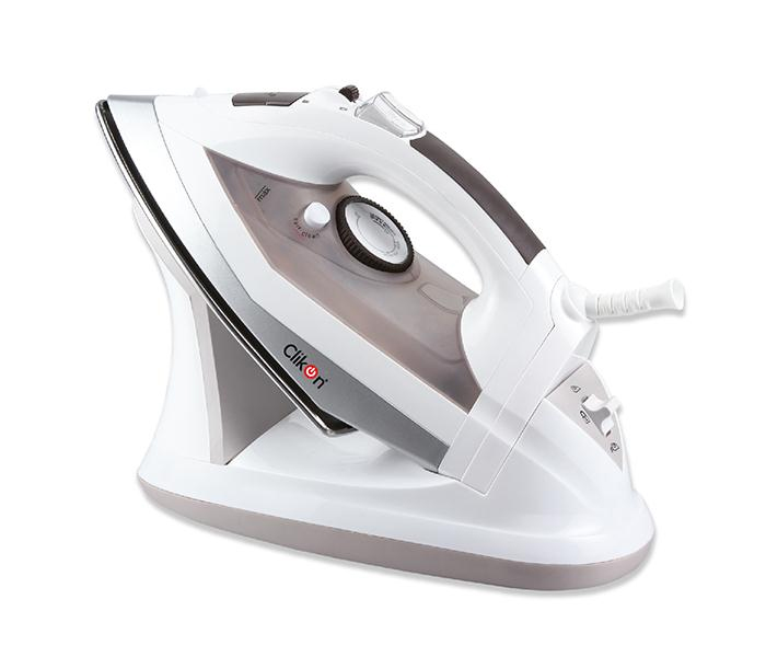 Clikon CK4118 Cord and Cordless Steam Iron Box with Self Cleaning Function - White - Zoom Image 2