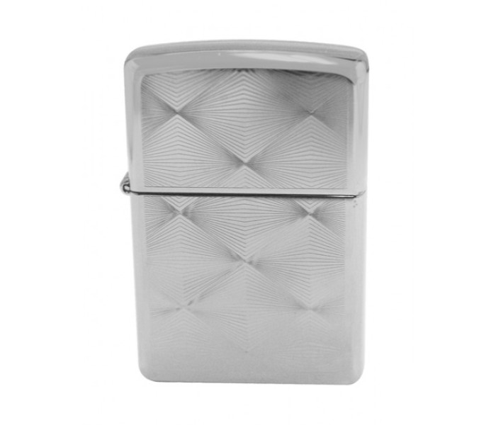 Zippo 28951 Diamond Pattern Lighter Silver - Zoom Image 4