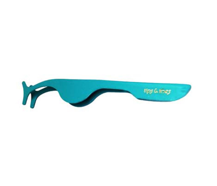 Tips & Toes TT-036SG Stainless Steel Eyelash Tweezers - Sea Green - Zoom Image 2