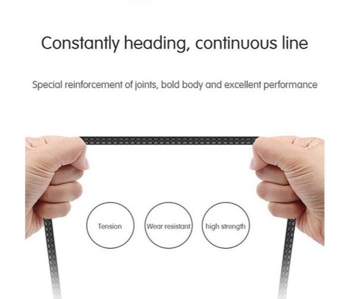 Fashionable High Quality Micro USB Stents Data Charging Cable For Android Devices 120 mm, XS-008 Black - Zoom Image 1