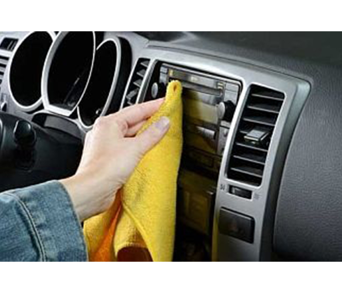 Gosmart 3 pieces Microfiber Cleaning Cloth, Yellow - Zoom Image 1