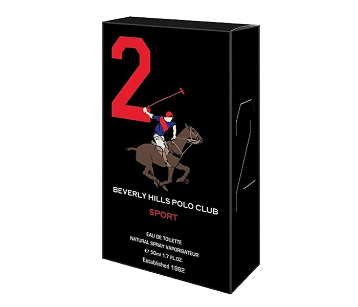 Beverly Hills Polo Club 50ml No.02 Eau De Toilette Spray for Men - Zoom Image 2