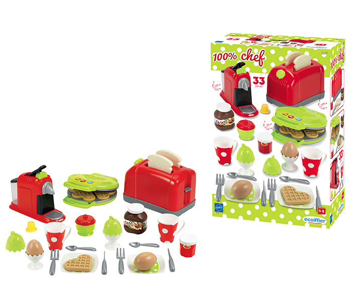 Ecoiffier Chef Big Toaster Set - Zoom Image