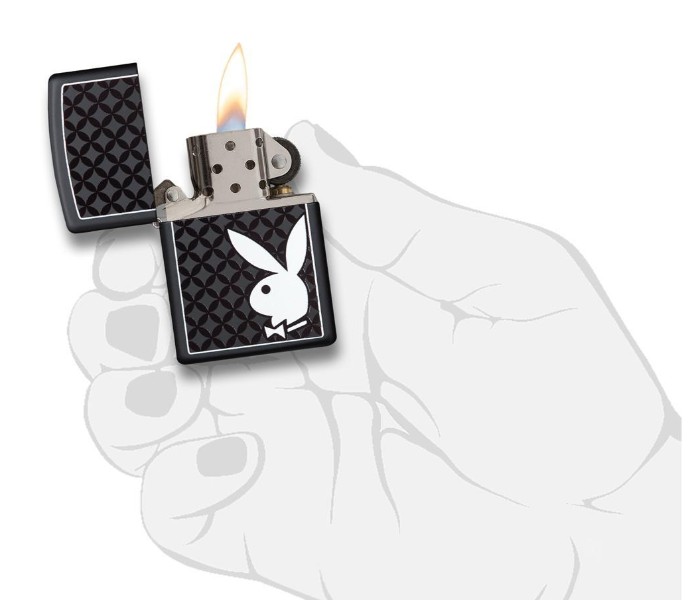 Zippo 29578 Playboy Lighter Black and White - Zoom Image 2