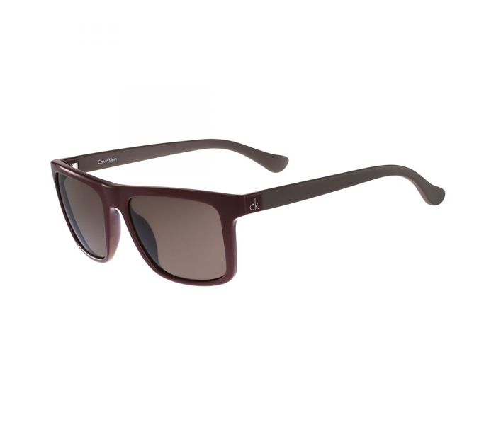 Calvin Klein CK3177S 607 Rectangle Brown Frame & Brown Mirrored Sunglasses for Women - Zoom Image