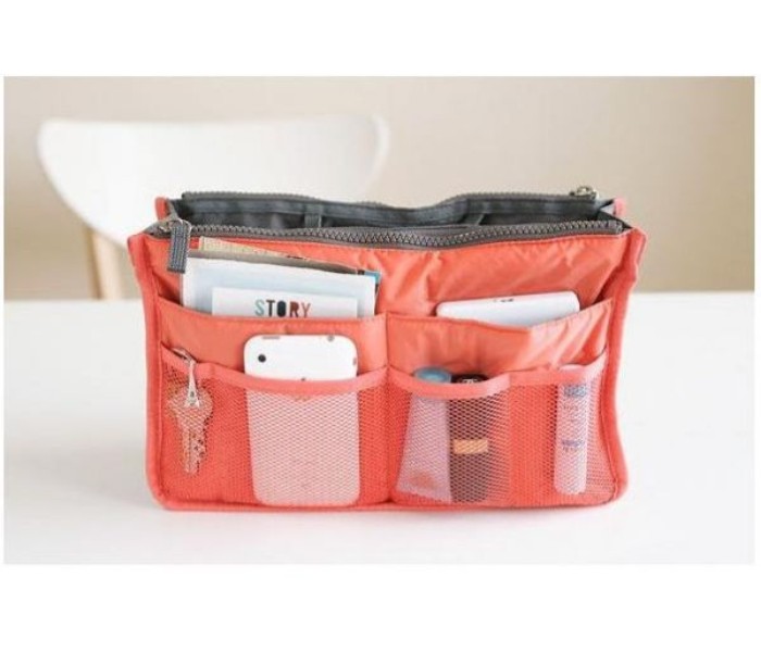  Womens Handbag Cosmetic Storage Pouch WCH2 Orange - Zoom Image