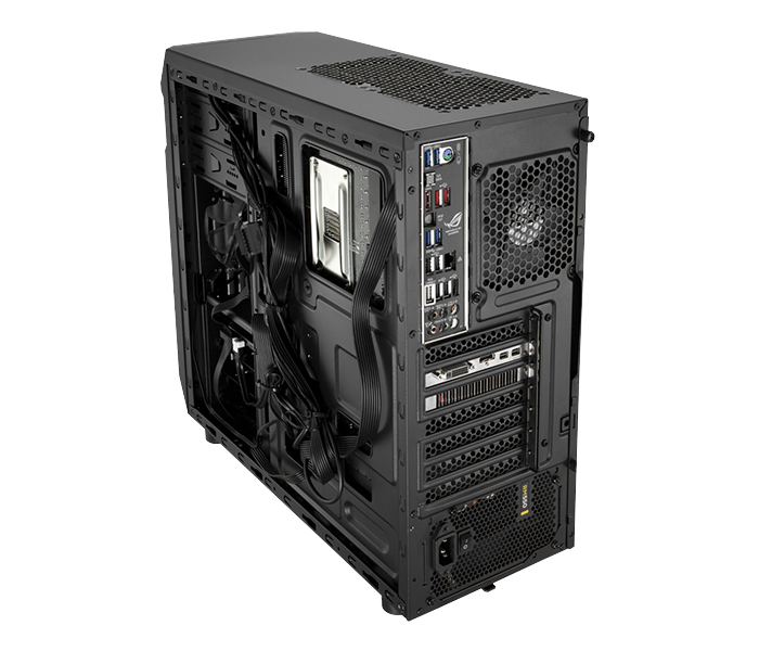 Corsair COR-GC-SPEC01-REDLED Carbide Series SPEC-01 Red LED Mid-Tower Gaming Case - Black - Zoom Image 4