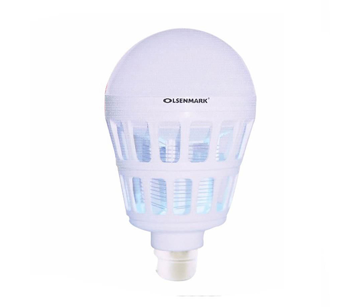 Olsenmark OMBK1742 2 in 1 LED Bulb & Insect Killer - White - Zoom Image 1