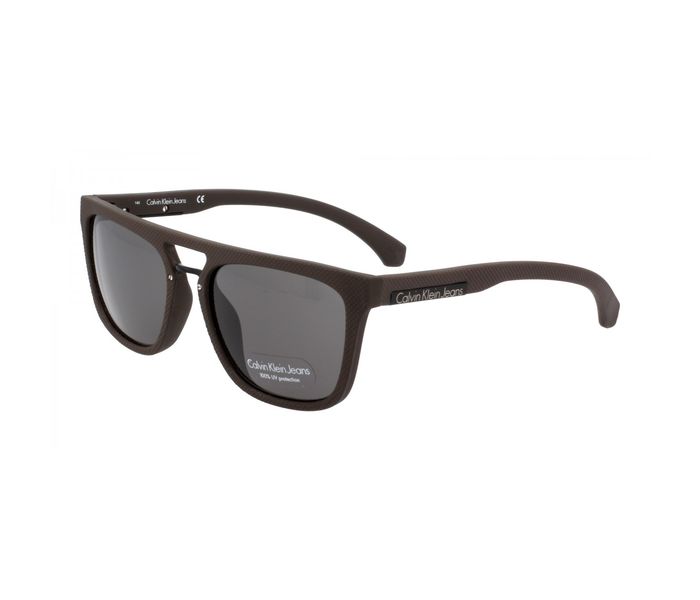 Calvin Klein CKJ801S 246 Wayfarer Brown Frame & Grey Mirrored Sunglasses for Unisex - Zoom Image 1