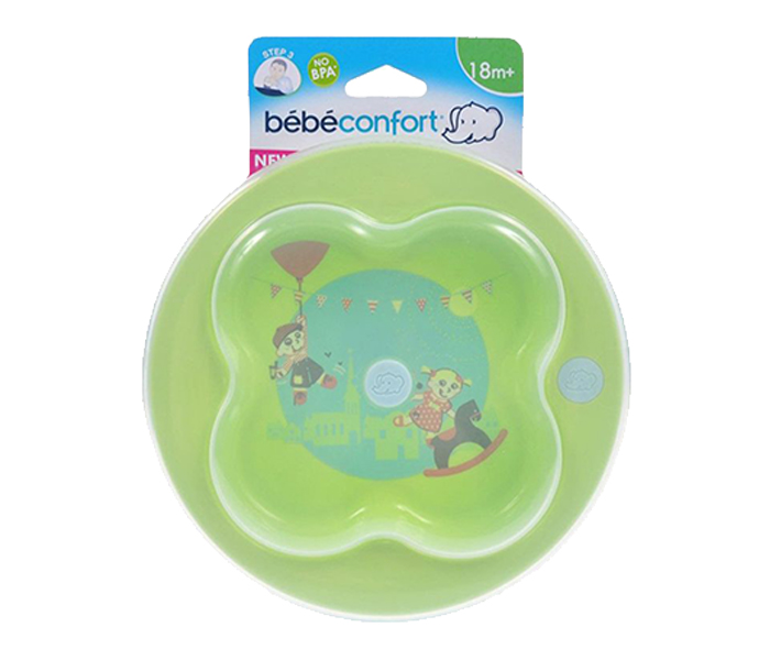 Bebe Confort 31000304 Learning Plate with Cover - Green - Zoom Image 2