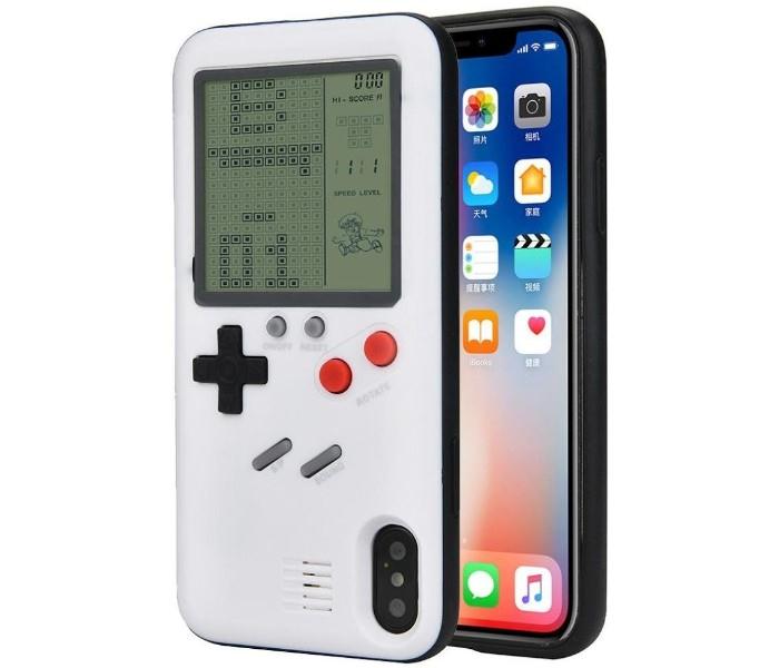 Wanle Gameboy Mobile Cover with Real Tetris Game Installed for iPhone X GB003 White  - Zoom Image 1