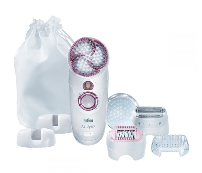 Braun 7951 Silkepil 7 Epilator for Legs, Body & Face, White - Zoom Image 1