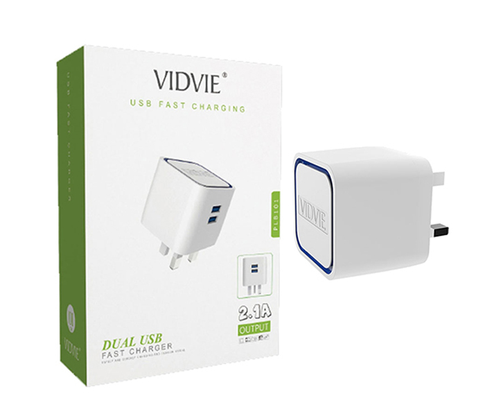 Vidvie PLB-101 2.1A 3 Pin Adapter with Micro Cable for Apple iPhone - White - Zoom Image 4