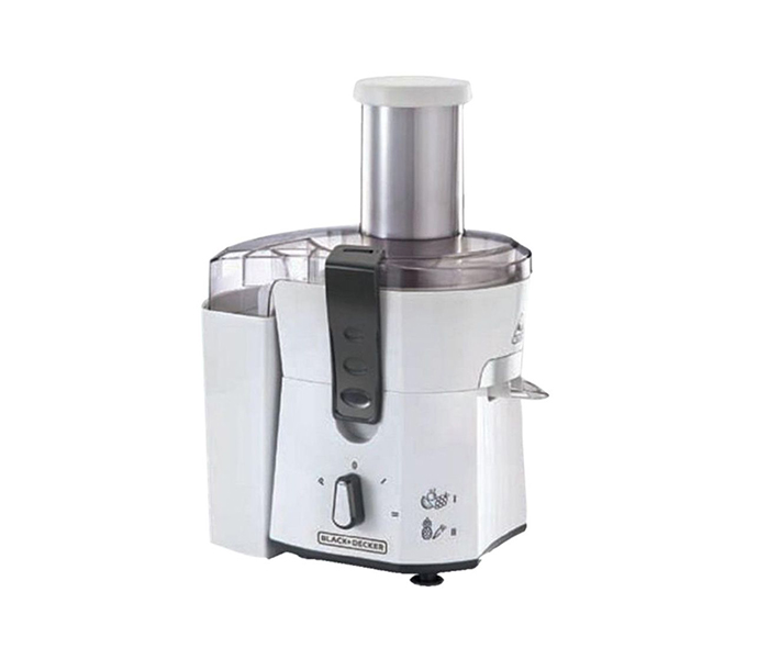 Black and Decker JE500-B5 500W Juice Extractor - White - Zoom Image