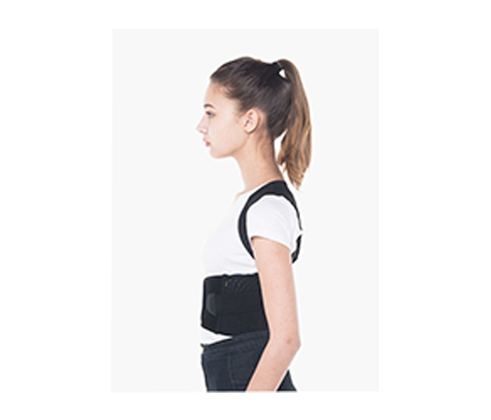 Real Doctors Unisex Shoulder Back Waist Support - Large, Black - Zoom Image 2