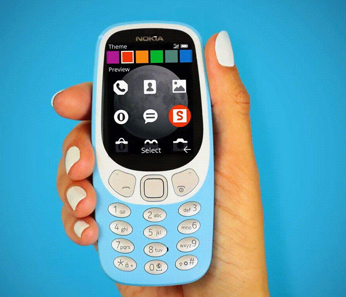 Nokia 3310 3G Dual Sim Mobile Phone - Azure - Zoom Image 2